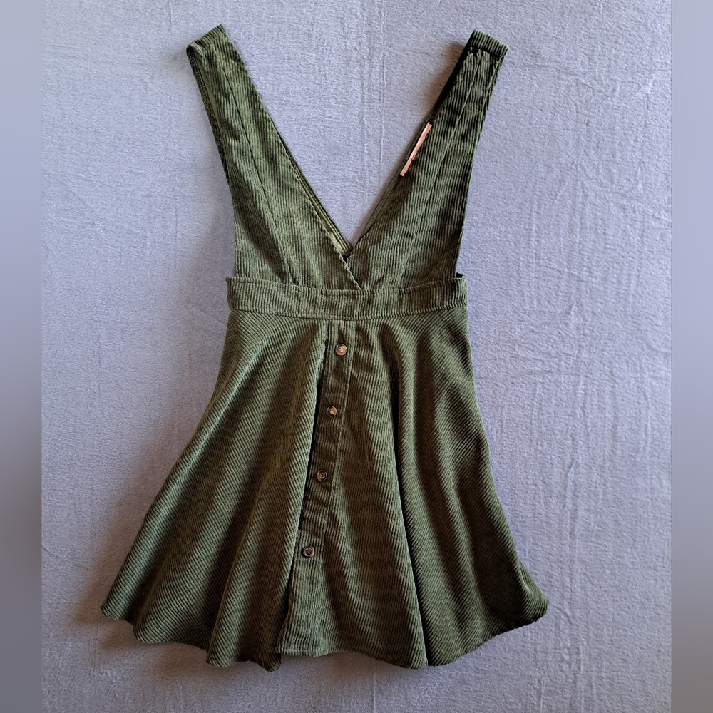 Frilled Rose green dress